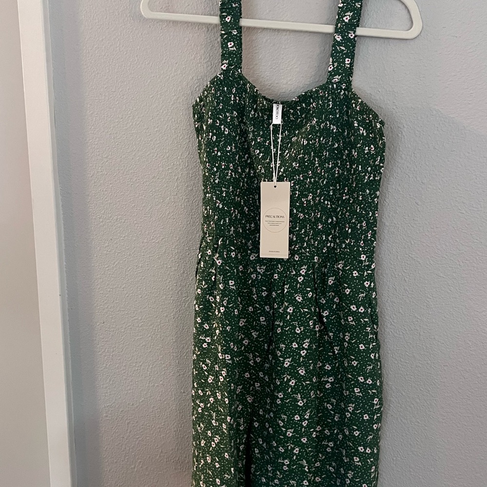 Green Floral Dress